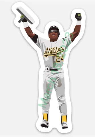 Rickey Henderson Oakland A'S MAGNET - MLB Baseball  Bash Brothers Cover