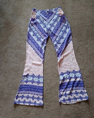 Somedays Lovin Outsiders Print Flares Pants Size XS-Bohemian - Изображение 1 из 4