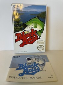Black Bass complete box NINTENDO NES NO GAME with Booklet
