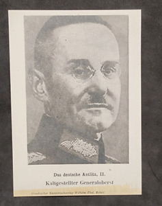 Carte postale Allemagne nazie Troisième Reich Kaltgestellter Generaloberst Seconde Guerre mondiale Seconde Guerre mondiale allemande