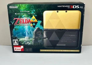 Nintendo 3DS LL Triforce Gold Zelda Edition Handheld Console Japan Exclusive - Picture 1 of 2