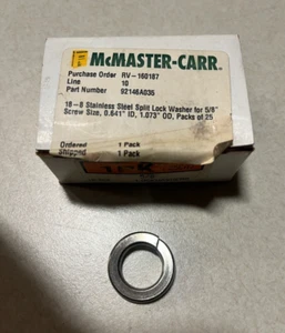 McMaster-Carr 5/8 Lockwashers #92146A035 (Box of 25) - Picture 1 of 6