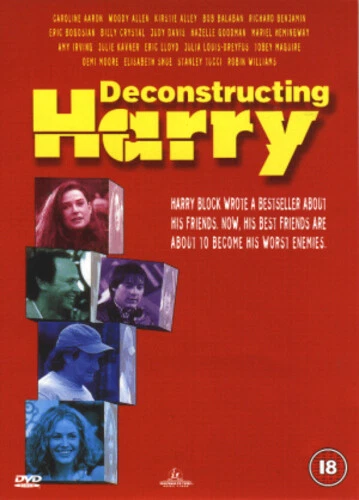 Deconstructing Harry DVD (2002) Woody Allen cert 18 Expertly Refurbished Product - Image 1 of 2