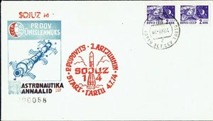 Spazio-URSS-Lancio Soyuz 14 - Tartu 4/7/74 - Foto 1 di 1