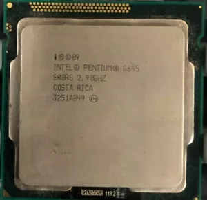 INTEL PENTIUM G645 SR0RS 2.90GHZ 3M CACHE DUAL CORE LGA1155 CPU PROCESSOR - Picture 1 of 1