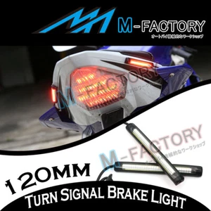 12cm Tail Brake Turn Signal LED Strip Lights Bar For MT-03 MT-01 Fazer 600 1000 - Picture 1 of 6