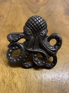 Octopus Handle Cast Iron kraken tentacles sea nautical - Picture 1 of 5