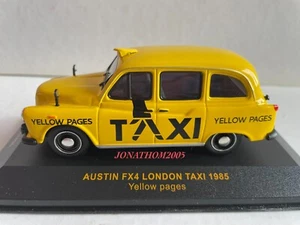 IXO CLC026 - AUSTIN FX4 LONDON TAXI 1985 - YELLOW PAGES au 1/43° - Imagen 1 de 5