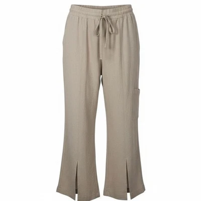 Pantalones de chándal Anthropologie de práctica diaria de terciopelo acanalados pierna ancha tostados XL NUEVOS CON ETIQUETAS Foto 1 de 4