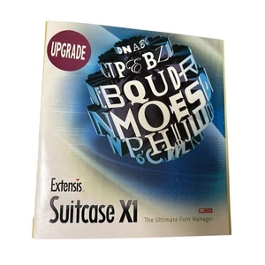 Extensis Suitcase X1 Font Manager Software for Mac OS X - CD Upgrade - Picture 1 of 3