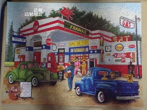 Bits and Pieces Frank's Friendly Service 300 Large Piece Jigsaw Complete - Picture 1 of 2