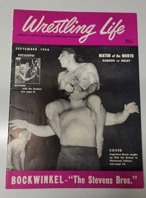 Revista Wrestling Life septiembre 1956 Foto 1 de 2