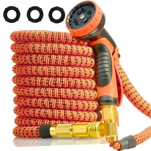 2025 upgraded 50FT - 4X Stronger Deluxe Expandable Flexible Garden Water Hose - Picture 1 of 6