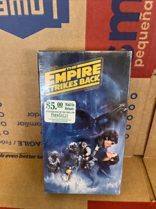 Star Wars The Empire Strikes Back 1990 CBS Fox Blue Watermark HiFi 1425 VHS NEW - Picture 1 of 5