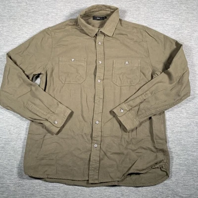 Camisa Onia Para Hombre Grande Con Botones Manga Larga Informal Sarga Dos Bolsillos Foto 1 de 4