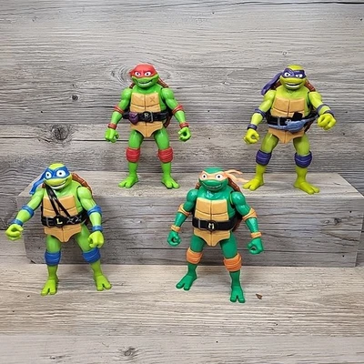 Lote de 4 bonecos Teenage Mutant Ninja Turtles: Mutant Mayhem Ninja Shouts - Imagem 1 de 4