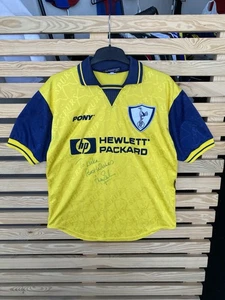 Tottenham Hotspur 1995/97 Away Vintage Jersey Signed By Andy Sinton - Picture 1 of 8