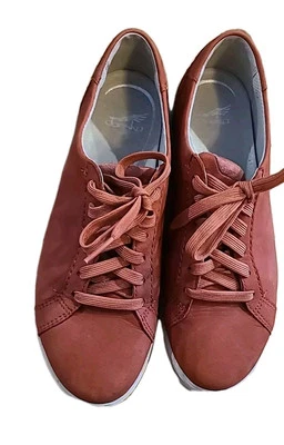 Dansko размер 38 7,5 Leela водонепроницаемый нубук кожаные кроссовки теннисные туфли красный $135 - Изображение 1 из 4