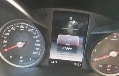 2015 C 级 OE 速度计集群 87K 英里 梅赛德斯-奔驰 — 第 1/4 张图片