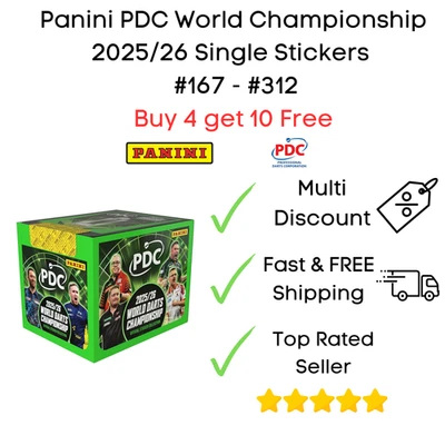 Panini PDC Darts 2025/26 World Championship Single Sticker #167-312 - Bild 1 von 4