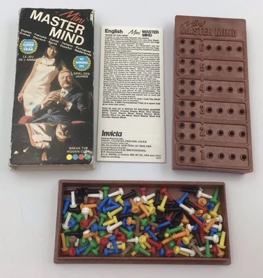 Vintage 1972 Mini Mastermind Game Complete - Image 1 of 3