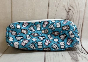 NEW TCMC The Coffee Monsterz Co Mermaid Teal Blue Pencil Pen Pouch Case Rare HTF - Picture 1 of 1