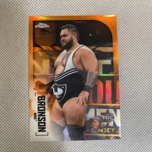 2020 Topps Chrome Orange Refractor /25 Bronson Reed #75 Rookie - Bild 1 von 8