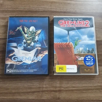 Gremlins 1 + 2 Dvd (Region 4) Steven Spielberg | 2000-2005 - image 1 of 4