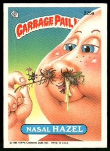 1986 Topps Garbage Pail Kids Series 6 #225a Nasal Hazel - Picture 1 of 2