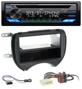 JVC Bluetooth MP3 USB DAB CD Autoradio für Nissan Micra K13 10-13 schwarz - Bild 1 von 9