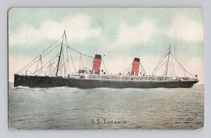 Cunard Line SS Laconia Lucania Oceanliner Glasgow Schottland Postkarte - Bild 1 von 2