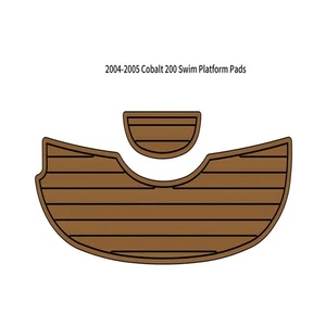2004-2005 Cobalt 200 Swim Platform Step Pad Boat EVA Foam Teak Deck Floor Mat - Picture 1 of 15