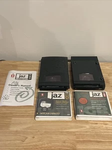 Lot disques Iomega Jaz 2 Go V2000s v1000s 1 Go Ultra SCSI sans cordons d'alimentation - Photo 1/5