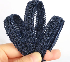 hecho a mano de 6.5 13 yardas 1.5 cm 0.59 pulgadas diámetro trenza galon bricola - Imagen 1 de 12