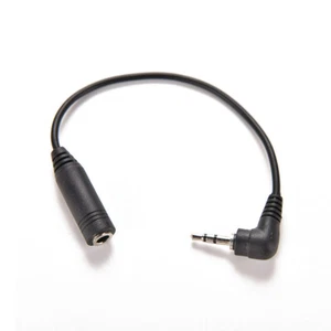 2,5 mm rechter Winkel Stecker auf 3,5 mm Buchse Stereo AUX Audio Buchse - Bild 1 von 6