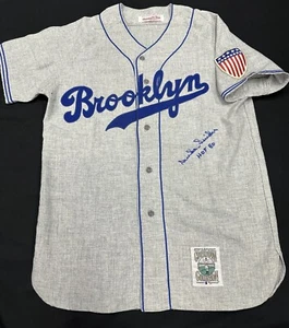 Duke Snider HOF 80 Signed Authentic Brooklyn Dodgers Mitchell Ness Jersey JSA - Picture 1 of 5