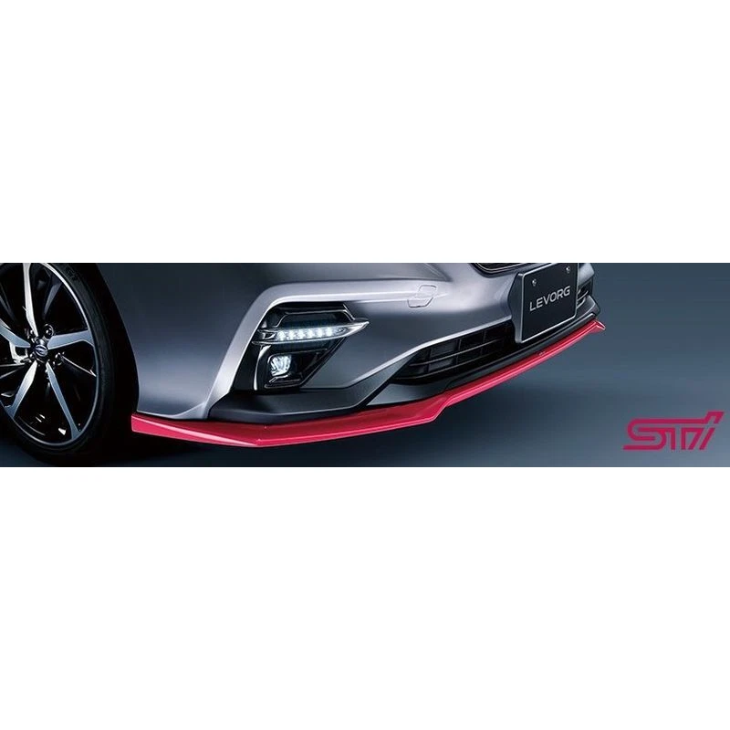 [NEW] JDM Subaru LEVORG VN5 STI Front Under Spoiler Cherry Red Genuine OEM Foto 1 de 1