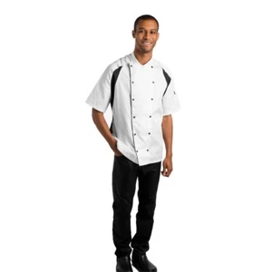 LE CHEF UNISEX RAGLAN SLEEVE STAYCOOL JACKET XS BB145-XS - Picture 1 of 6