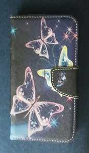 Butterfly Wallet Case For Samsung Galaxy J5 - Picture 1 of 3