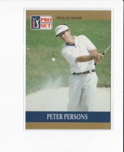 PETER PERSONS 1990 PRO SET OFFICIAL PGA TOUR GOLF CARD-SHIPS FREE - Picture 1 of 24