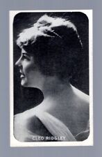 CLEO RIDGLEY - MOVIE STAR TRADING CARD - KROMO GRAVURE ROUNDED CORNERS - 1917