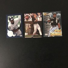 3 Frank Thomas Cards: Skybox E-XL- Leaf  Limited Big Hurt- Skybox Circa 97 Boss