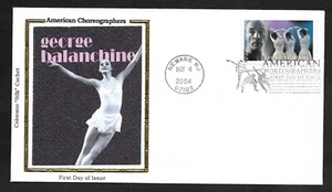 #3843 37c American Choreographer -George Balanchine- Colorano "Silk" FDC - Picture 1 of 2