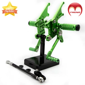 For Kawasaki ZX14 (ZZR1400)2006-2011 Racing Footpeg Rearset Footrests Foot Rest - Picture 1 of 8