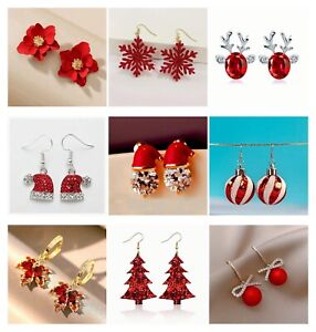 Fashion Earrings Women Red Series Elegant Jewelry Colorful Holiday Gift Trendy