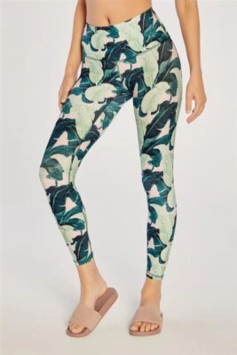 NWT Wildfox S Martinique Leave Compression 7/8 Ankle Leggings 110162 - Image 1 of 2