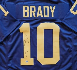 Tom Brady Signed Autographed Michigan Wolverines Custom Jersey COA - Picture 1 of 4