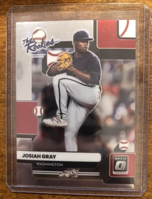 2022 Donruss Optic #TR-4 Josiah Gray  - Washington Nationals - Image 1 of 2