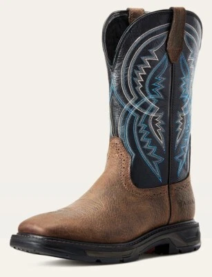 New Ariat Men's Workhog XT Square Soft Toe Coil Wellington Work Boots 10029515 - Image 1 of 4