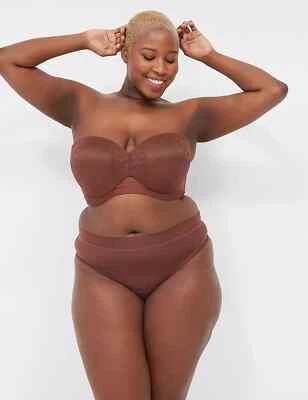 Calcinha Tanga Cacique Comfort Bliss Lado Largo Canela Nude Plus Size 18/20 - Imagem 1 de 2